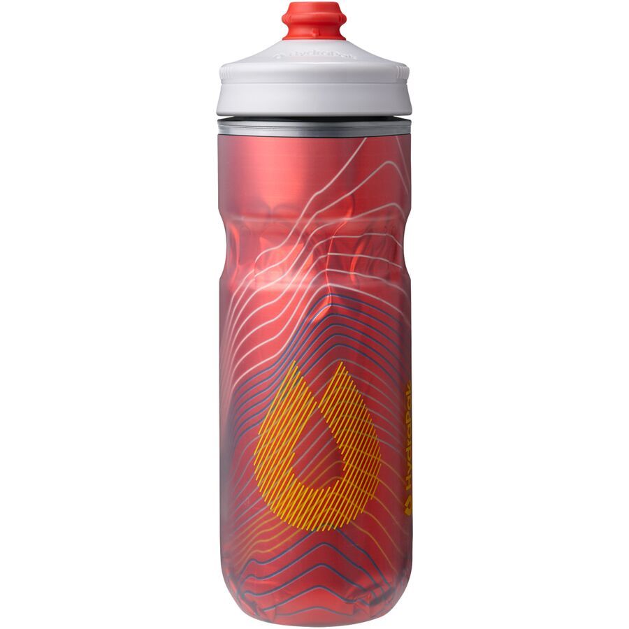 Hydrapak Polar Surge Ascent 20oz Water Bottle Red
