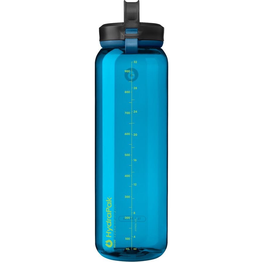 Hydrapak Recon Clip + Carry 32oz Water Bottle Bay Blue