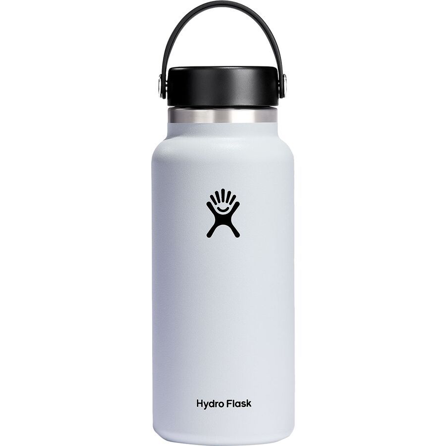Hydro Flask 32oz Wide Mouth Flex Cap 2.0 Water Bottle White