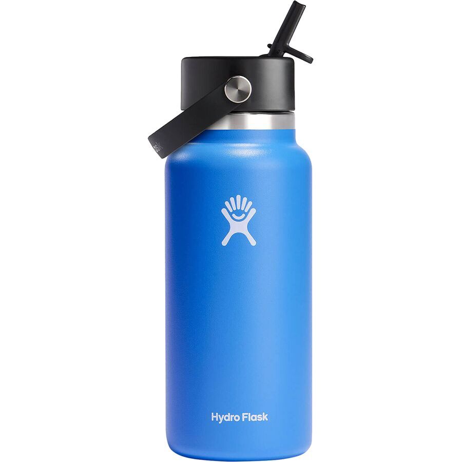Hydro Flask 32oz Wide Mouth Flex Straw Water Bottle Cascade