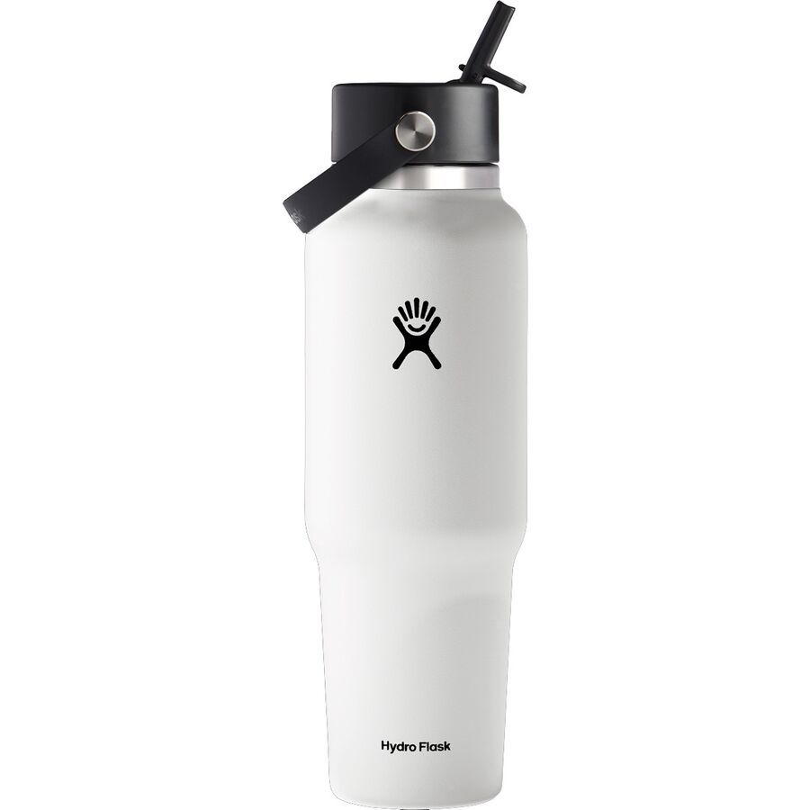 Hydro Flask 40oz Wide Flex Straw Travel Bottle White
