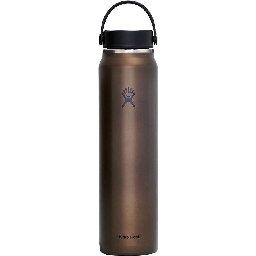 Hydro Flask 40oz Wide Mouth Trail LW Flex Cap Water Bottle Obsidian