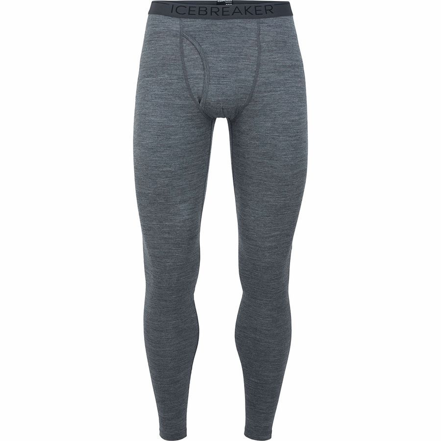 Icebreaker 200 Oasis Fly Legging - Men's Gritstone Heather