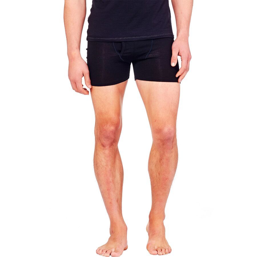 Icebreaker Anatomica Boxer + Fly - Men's Black2