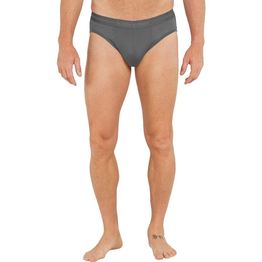 Icebreaker BodyFit 150-Ultralite Anatomica Brief - Men's Jet Heather2