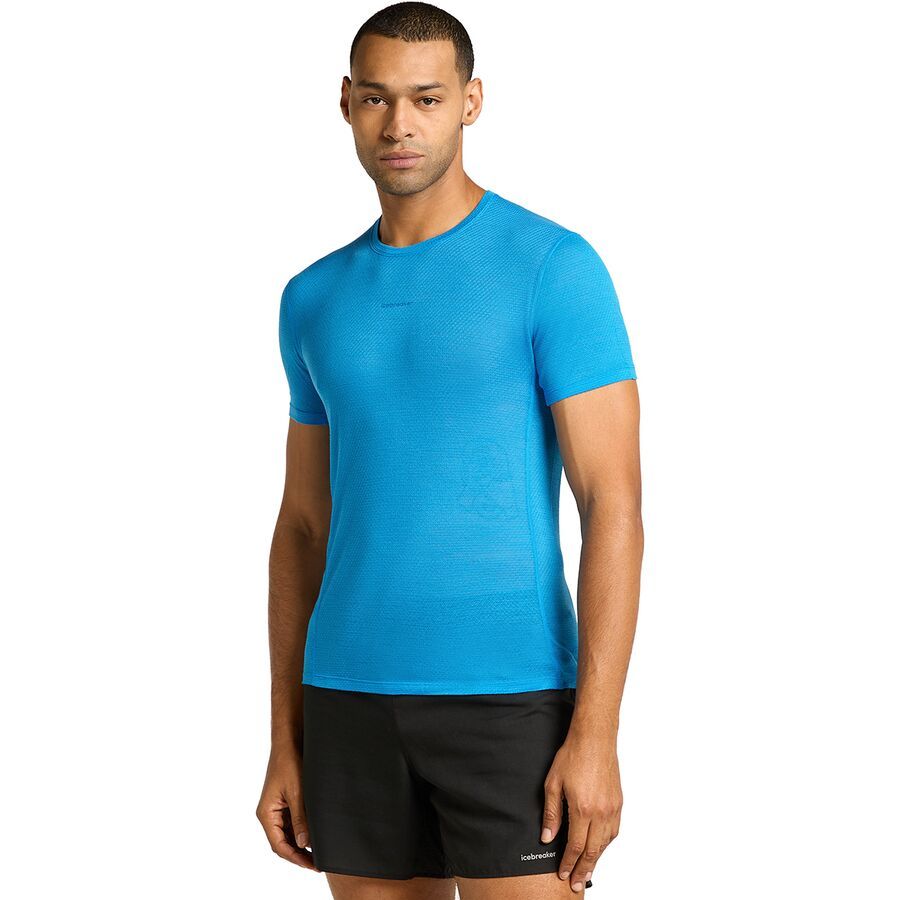Icebreaker Merino Blend 75 Cool-Lite Ultralight SS Crewe - Men's Arctic