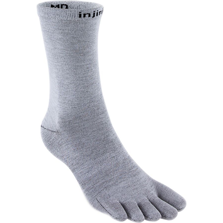Injinji Liner CoolMax Crew Sock - Men's Gray