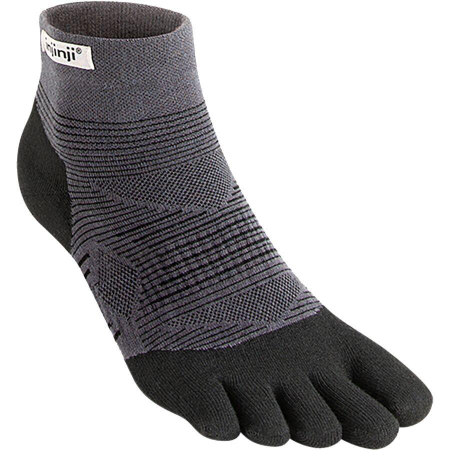 Injinji Run Lightweight Mini-Crew Sock Black