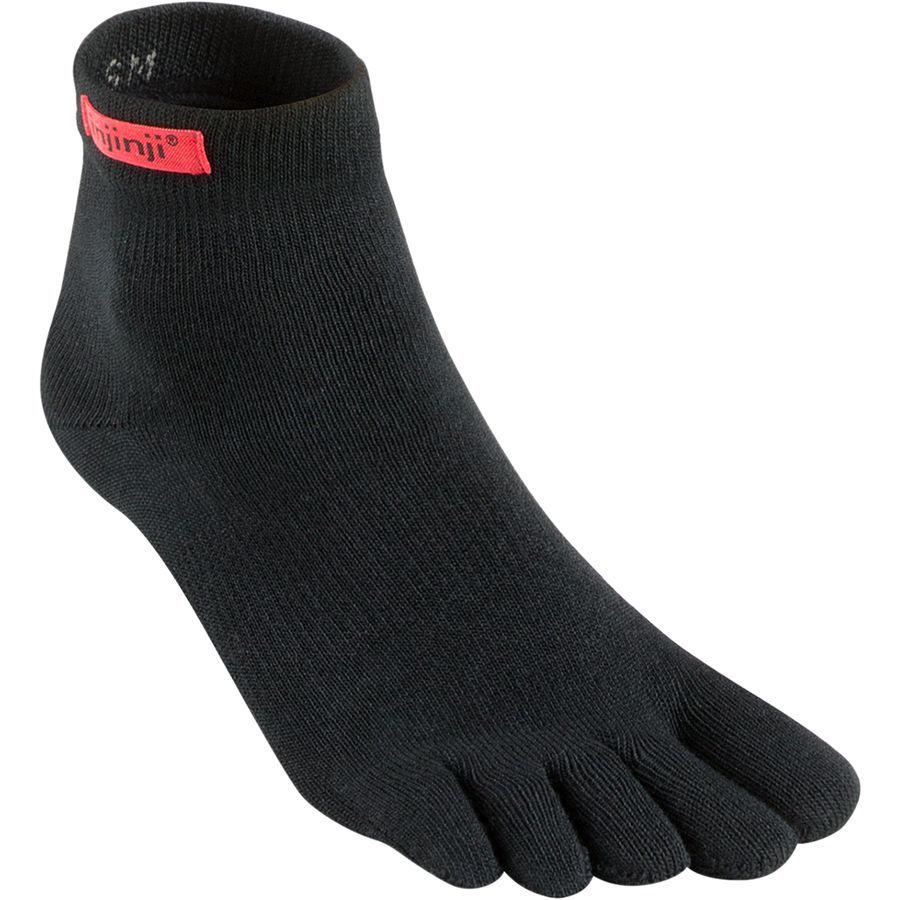 Injinji Sport Original Weight Mini-Crew Sock - Men's Black