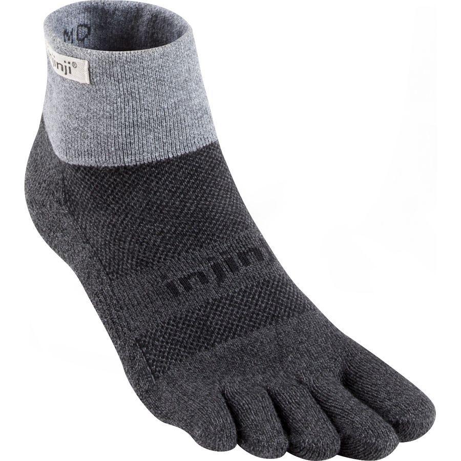 Injinji Trail Midweight Mini-Crew Xtralife Granite 2