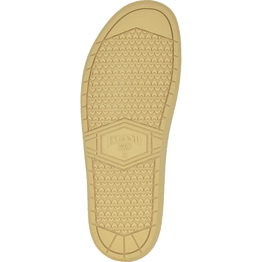 Island Slipper Classic Two Tone Leather Suede Flip Flop Peanut