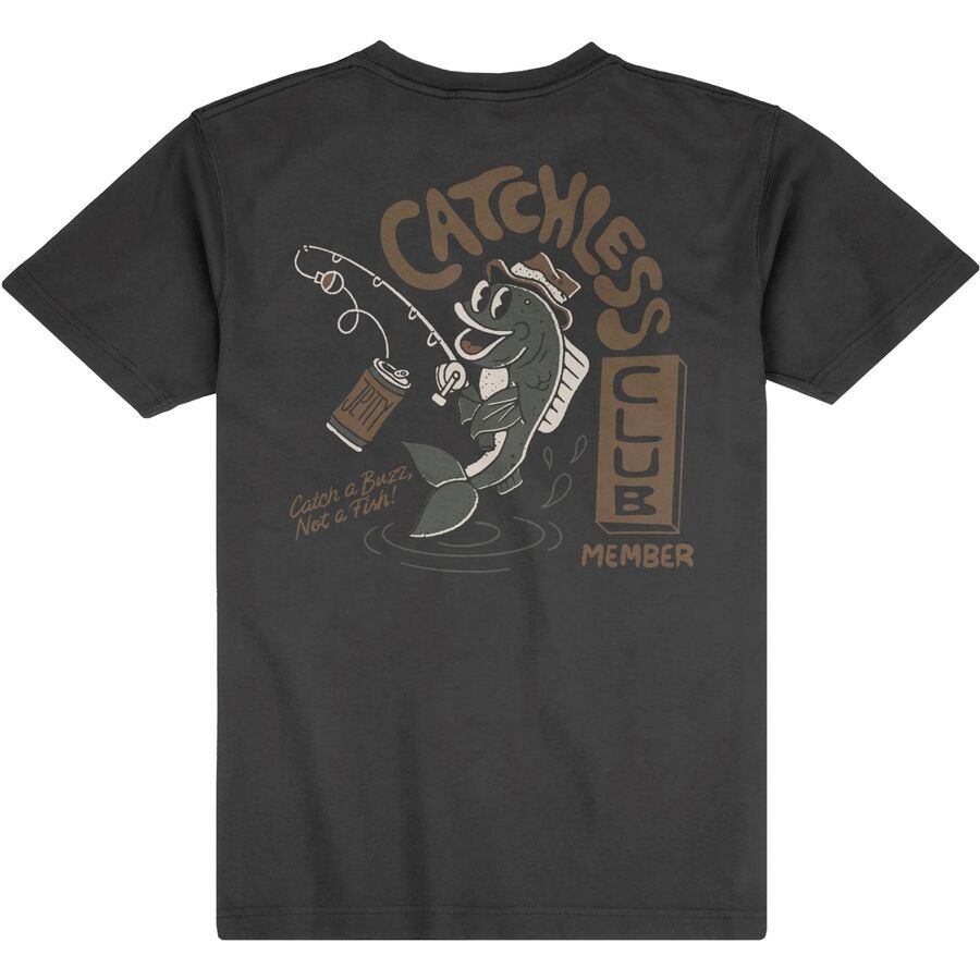 Jetty Catchless Club T-Shirt - Men's Black