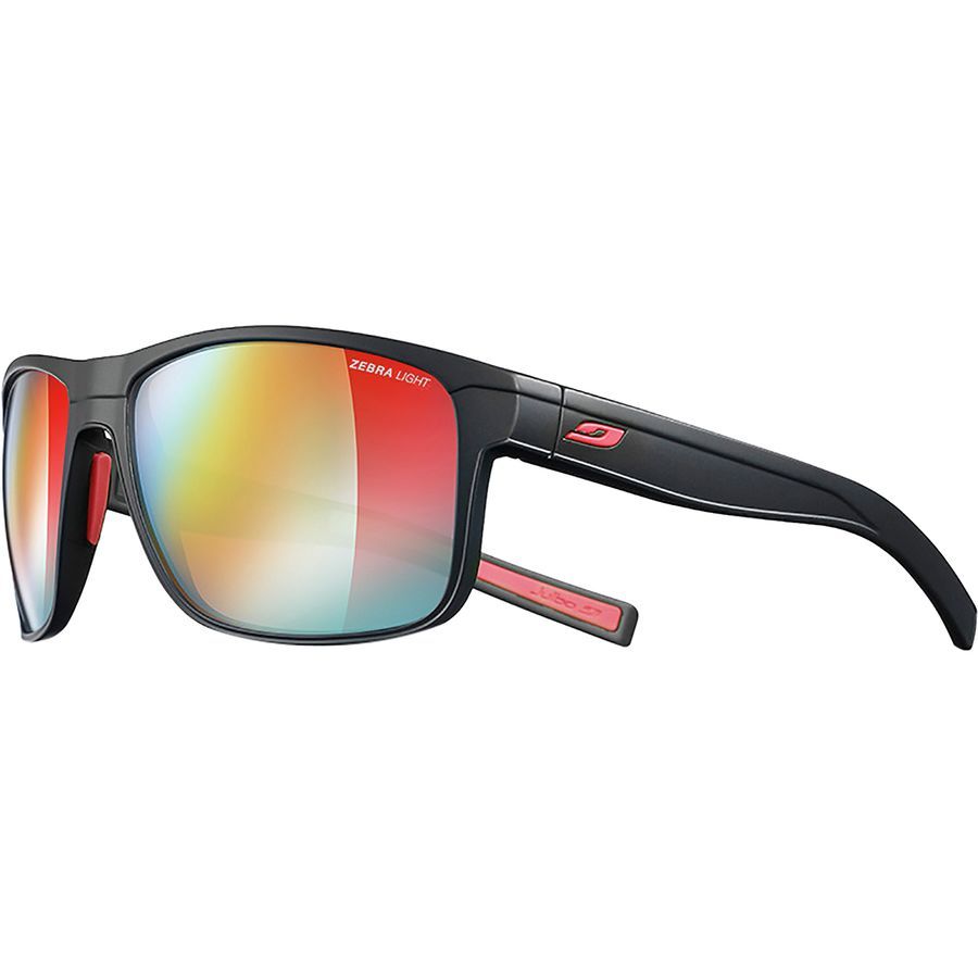 Julbo Renegade REACTIV Sunglasses Black/Red-Light Fire Yellow/Brown