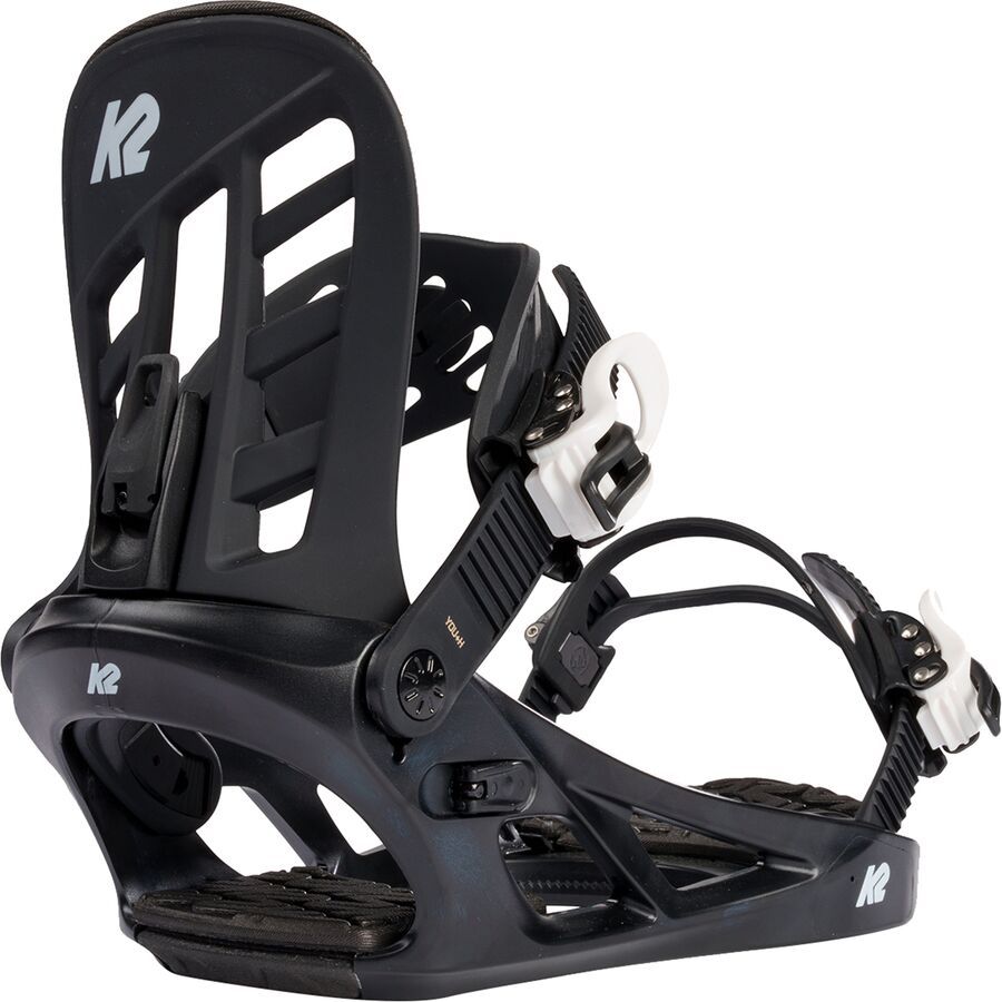 K2 You+h Snowboard Binding - 2025 - Kids' Black