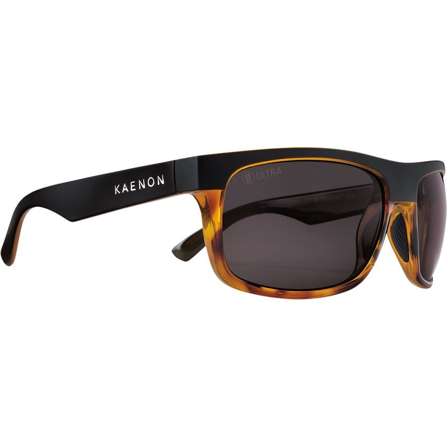Kaenon Burnet Mid Ultra Polarized Sunglasses Matte Black Tortoise/Ultra Grey 12