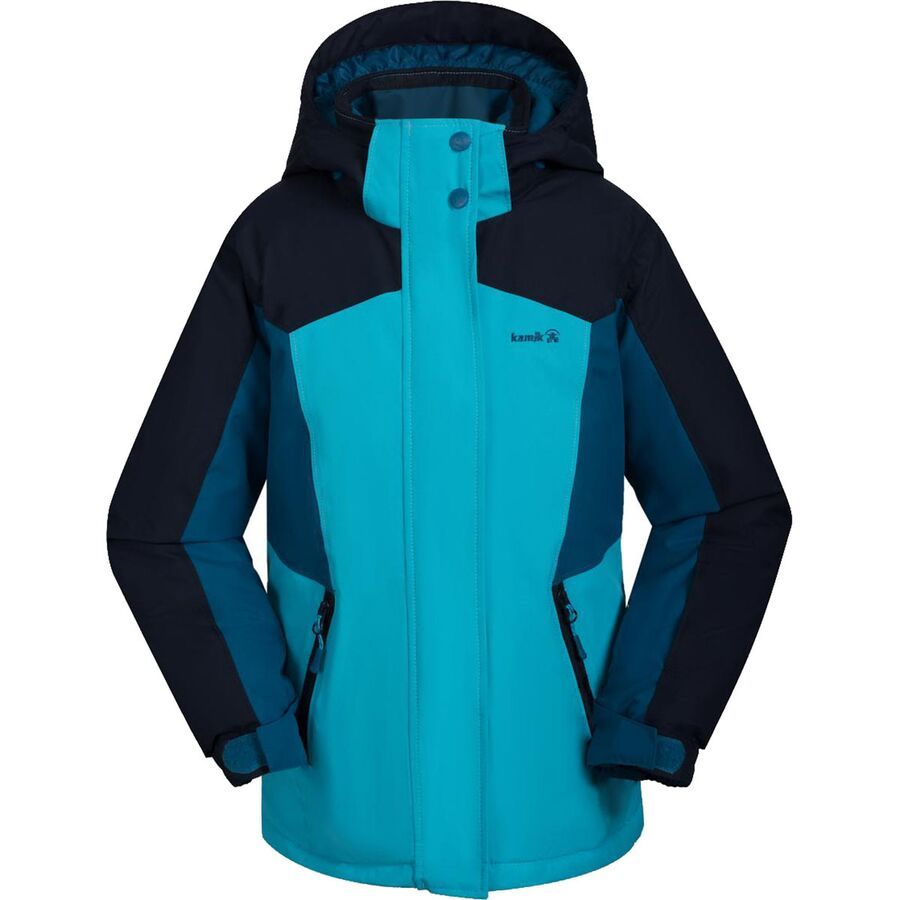 Kamik Evie Snow Jacket - Girls' - 2024 Cyan/Midnight