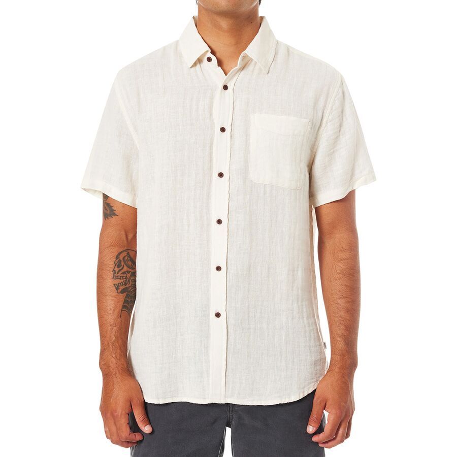 Katin Alan Solid Shirt - Men's Vintage White