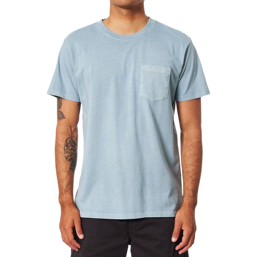 Katin Base T-Shirt - Men's Airforce Blue Pigment Dye