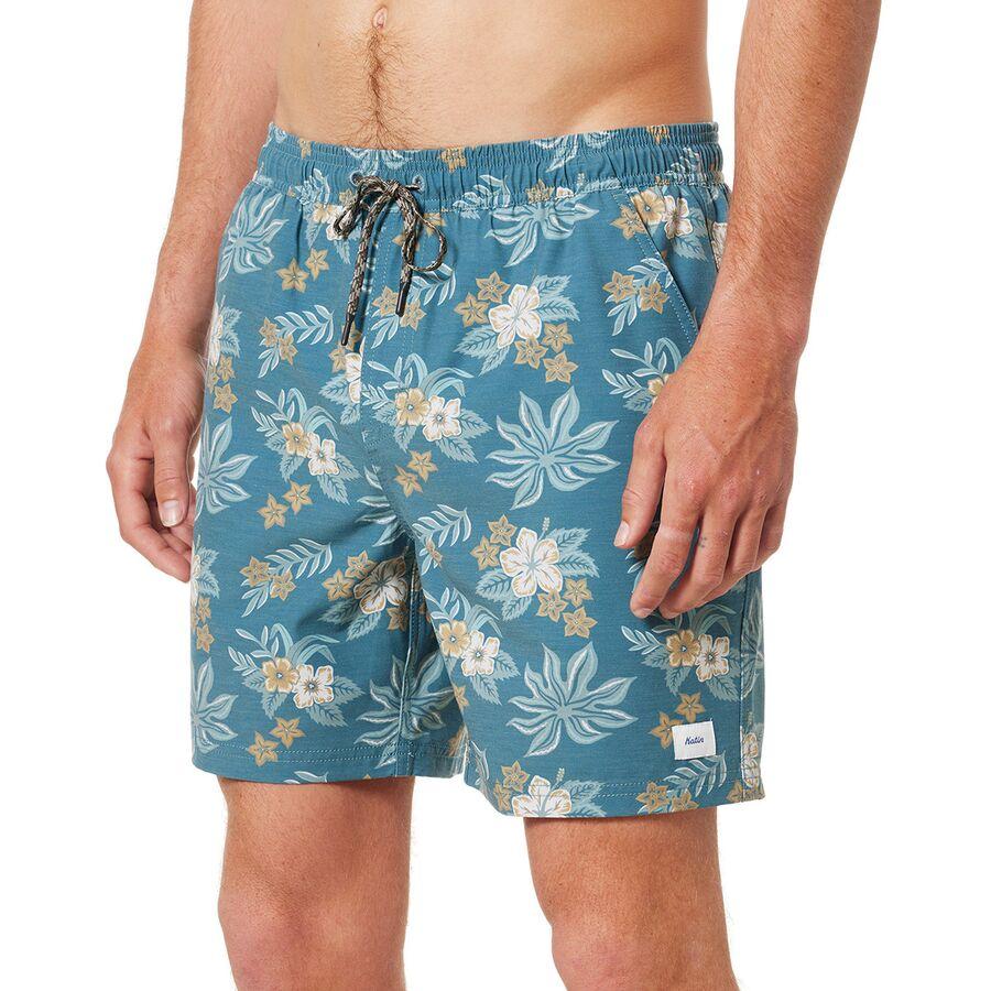 Katin Benji Volley Swim Trunk - Men's Atlantic Green