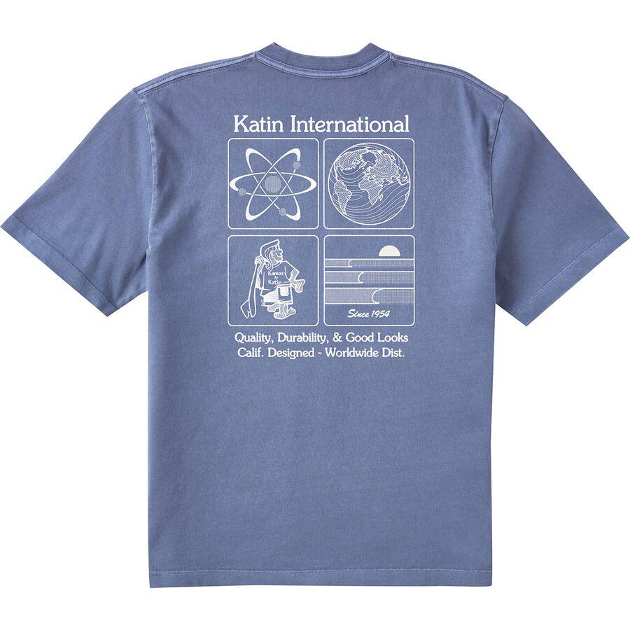 Katin Forecast Relaxed T-Shirt - Men's Blue Pigment Dye