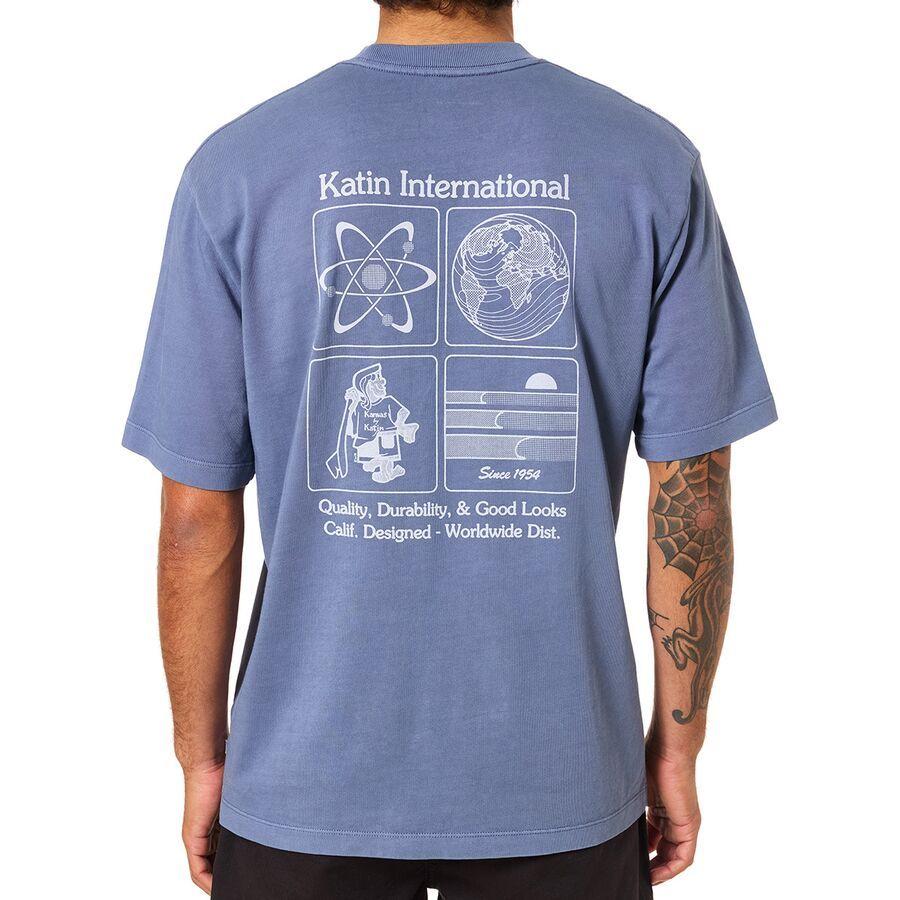 Katin Forecast Relaxed T-Shirt - Men's Blue Pigment Dye