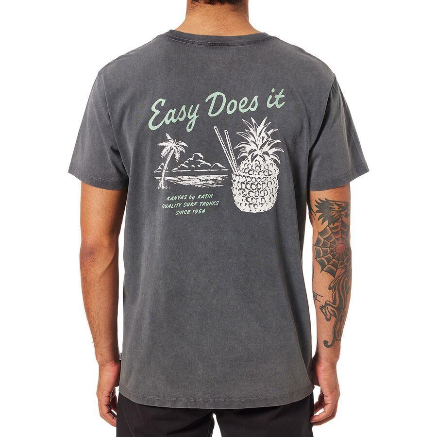 Katin Pina T-Shirt - Men's Black Sand Wash