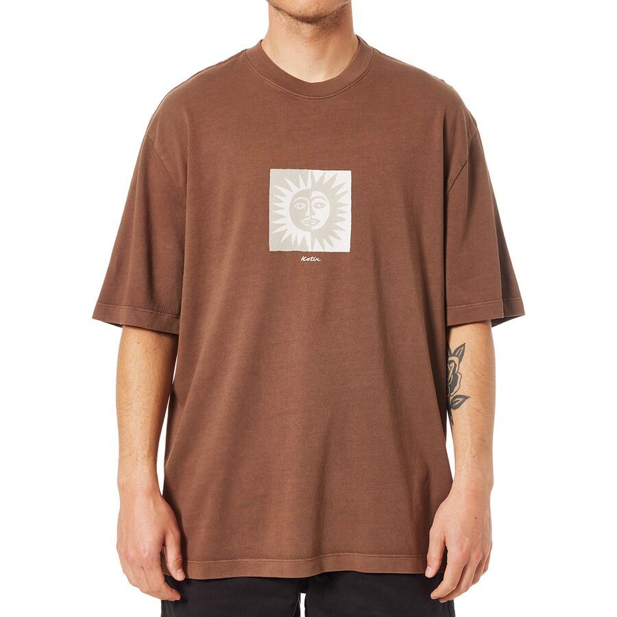 Katin Relic Relaxed T-Shirt - Men's Rain Drum Pigment Dye