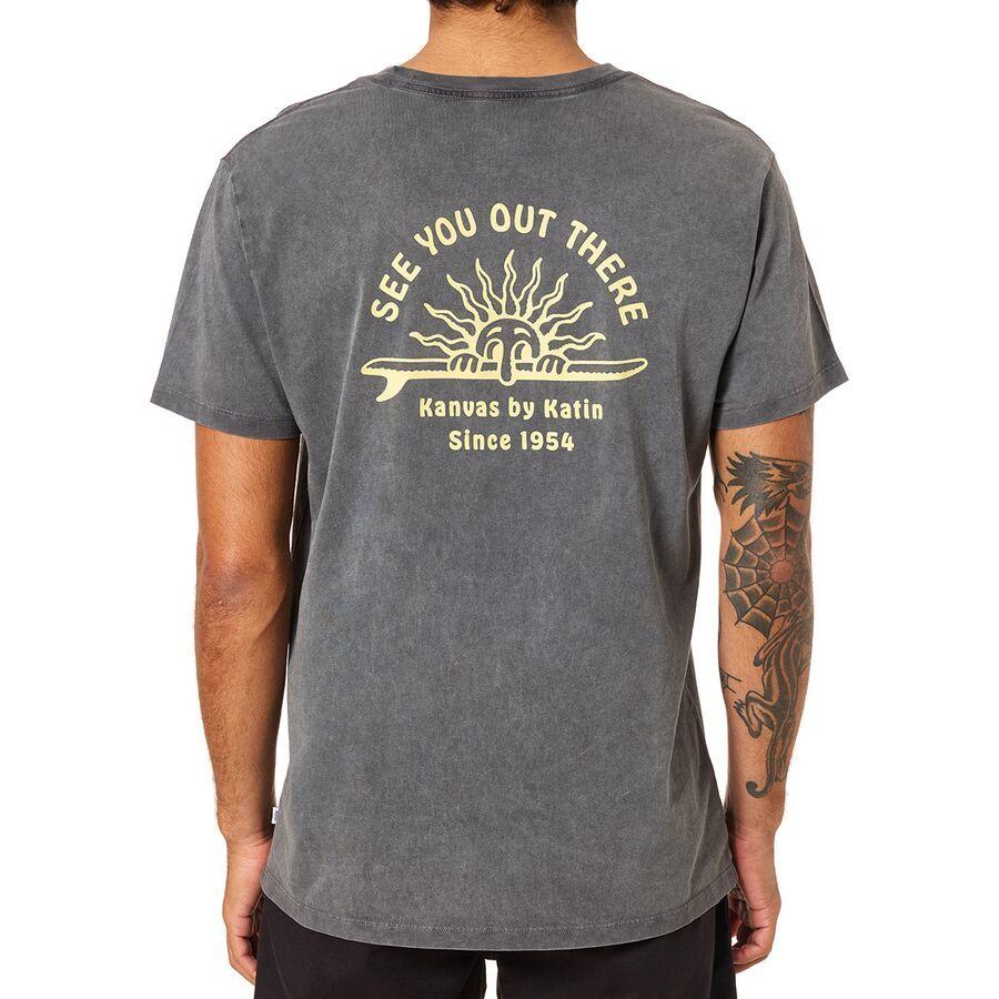 Katin Sunny T-Shirt - Men's Black Sand Wash