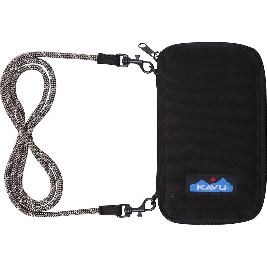 KAVU Go Time Cross Body Wallet - Women's Black