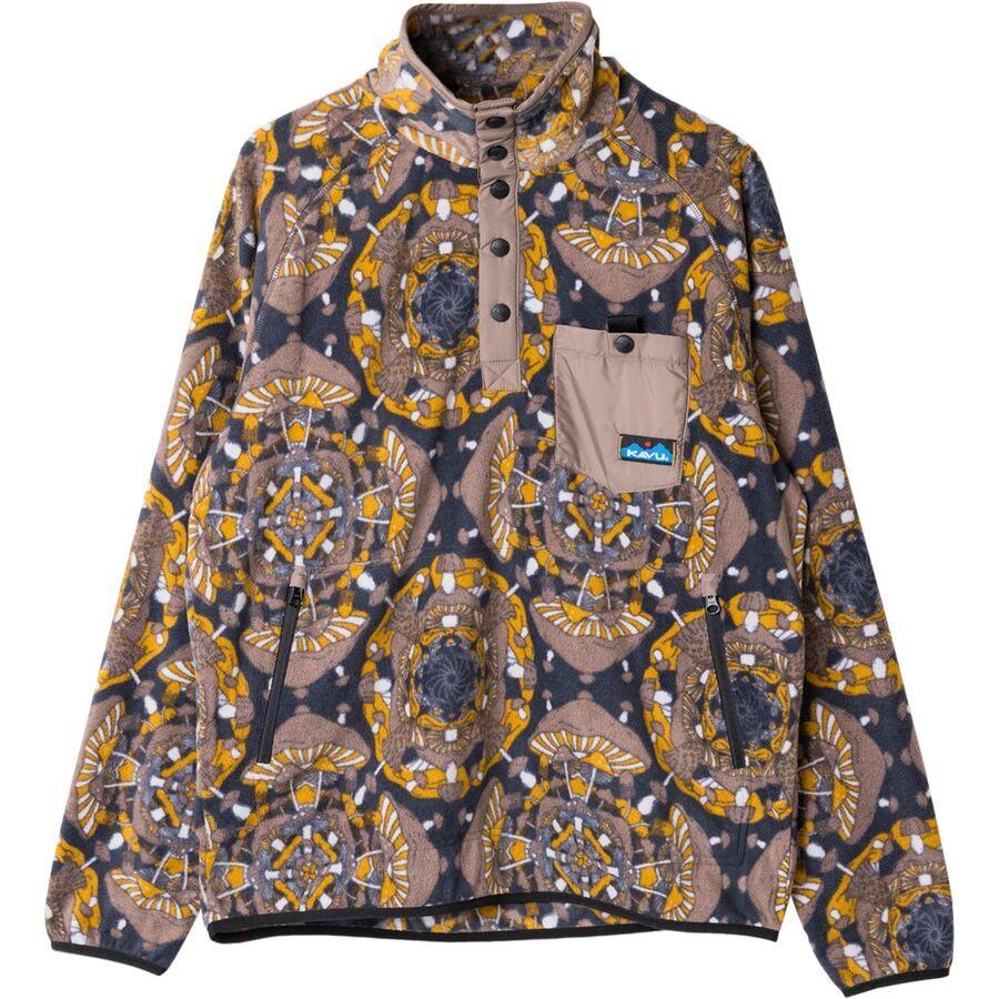 KAVU Teannaway Fleece Jacket - Men's Mushroom Montage