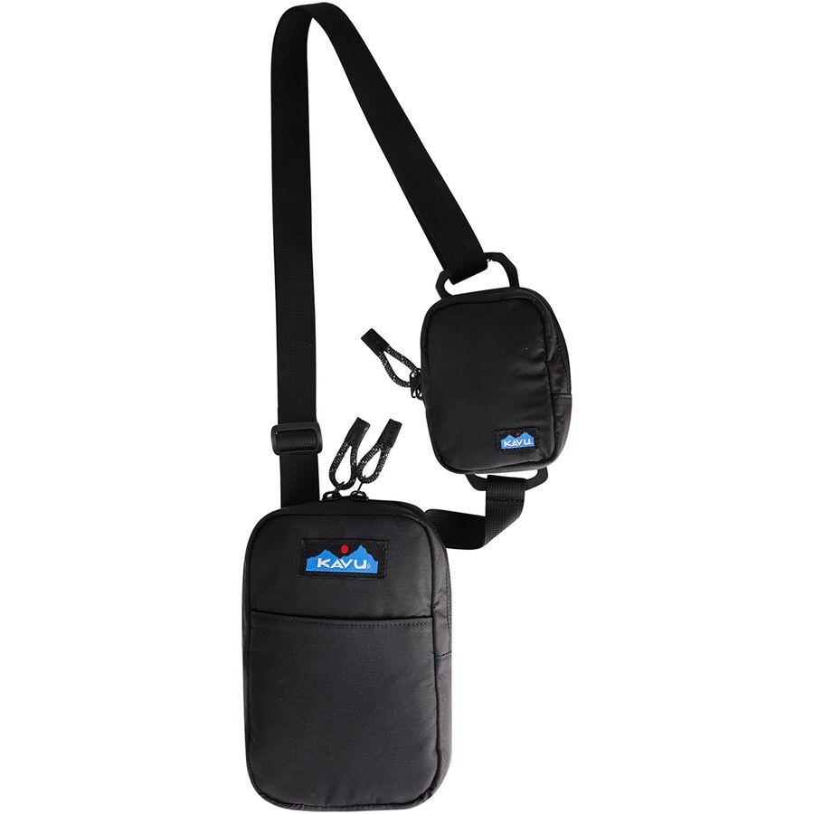KAVU Yorktown Cross Body Wallet Blackout