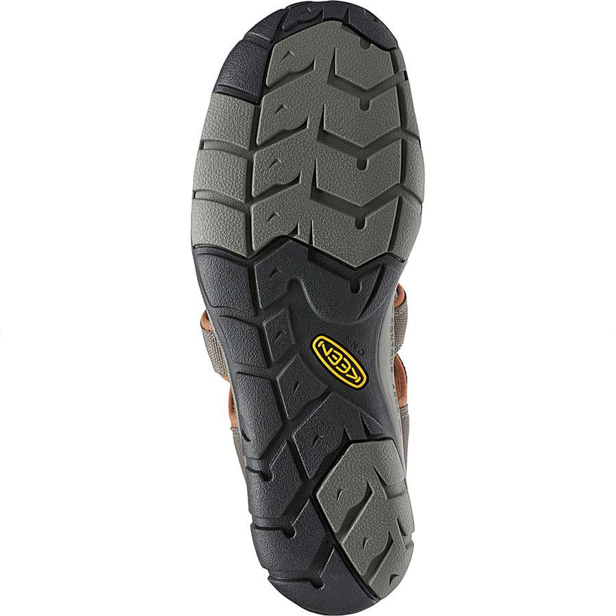 KEEN Clearwater CNX Sandal - Men's Raven/Tortoise Shell