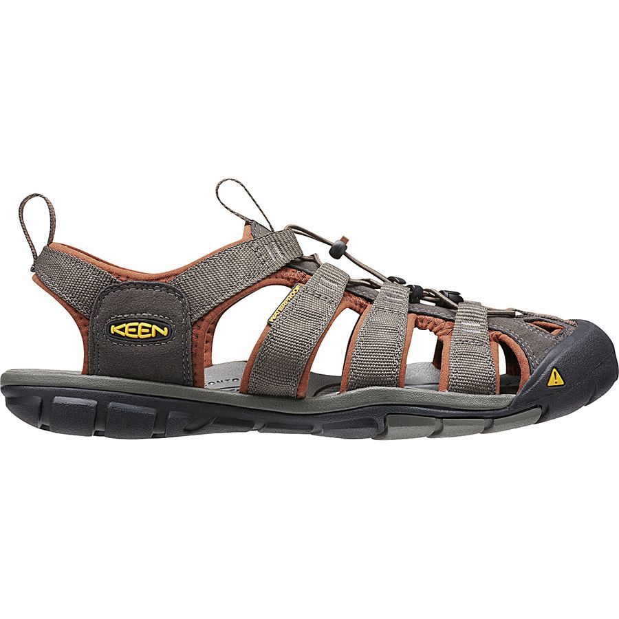 KEEN Clearwater CNX Sandal - Men's Raven/Tortoise Shell