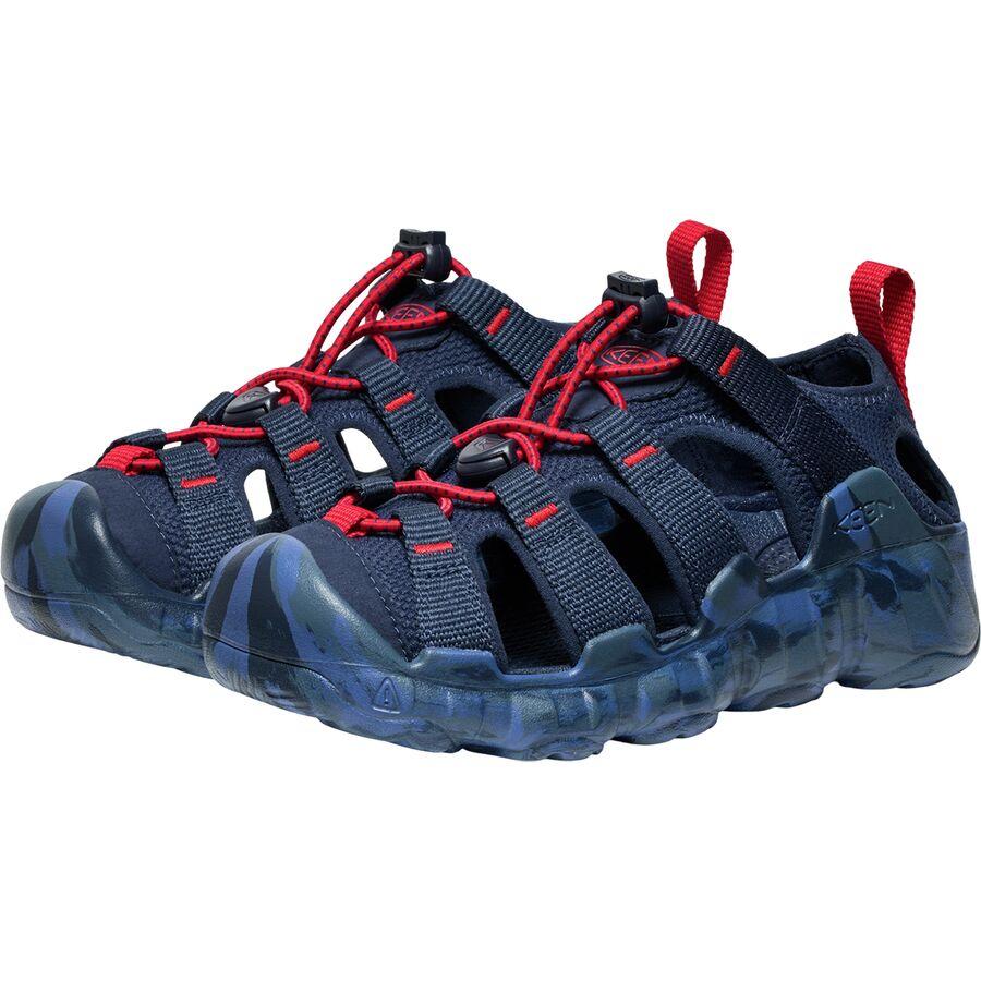 KEEN Hyperport H2 Sandal - Kids' Naval Academy/Red Carpet