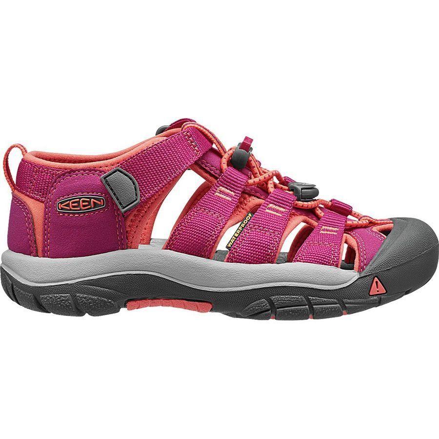 KEEN Newport H2 Sandal - Girls' Very Berry/Fusion Coral