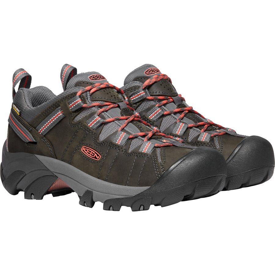 KEEN Targhee II Waterproof Hiking Shoe - Women's Magnet/Coral