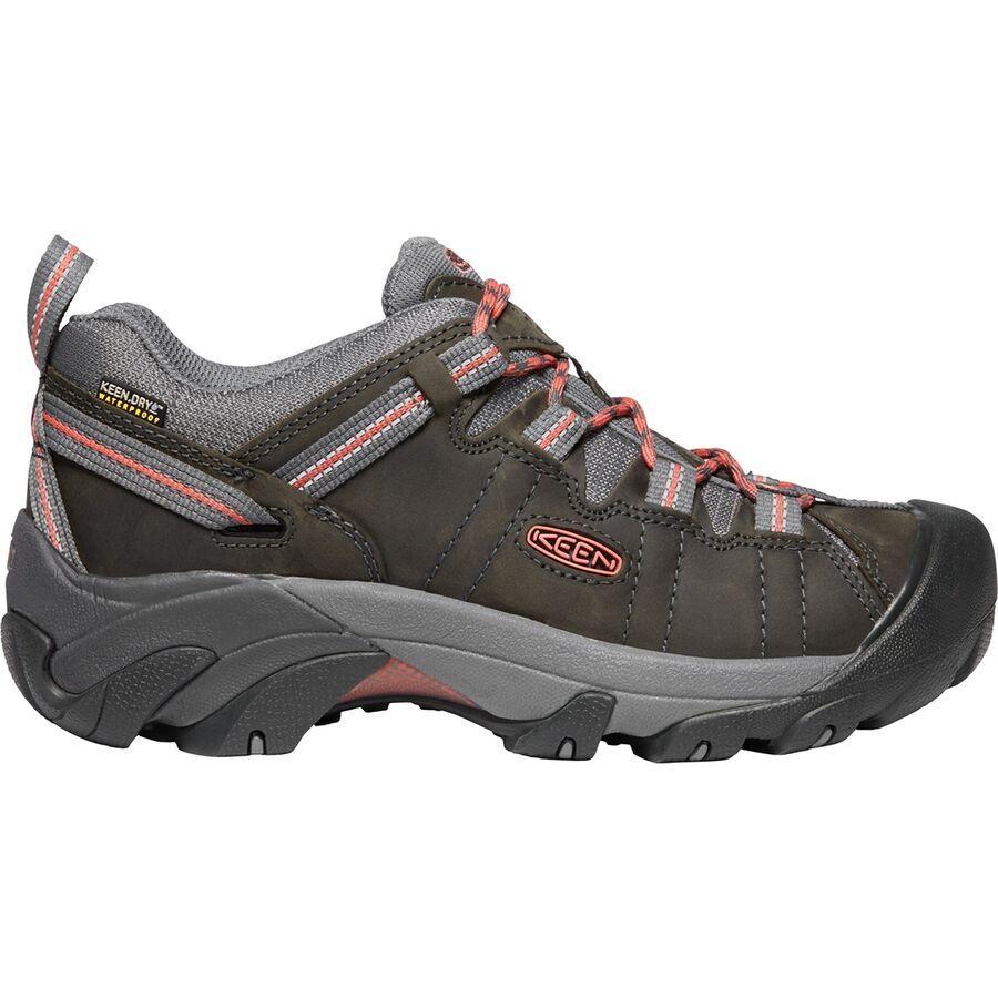 KEEN Targhee II Waterproof Hiking Shoe - Women's Magnet/Coral