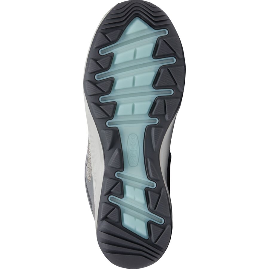 KEEN Terradora Flex Waterproof Hiking Shoe - Women's Steel Grey/Cloud Blue