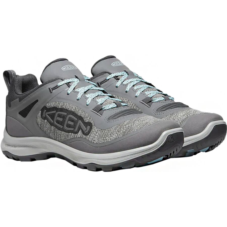 KEEN Terradora Flex Waterproof Hiking Shoe - Women's Steel Grey/Cloud Blue