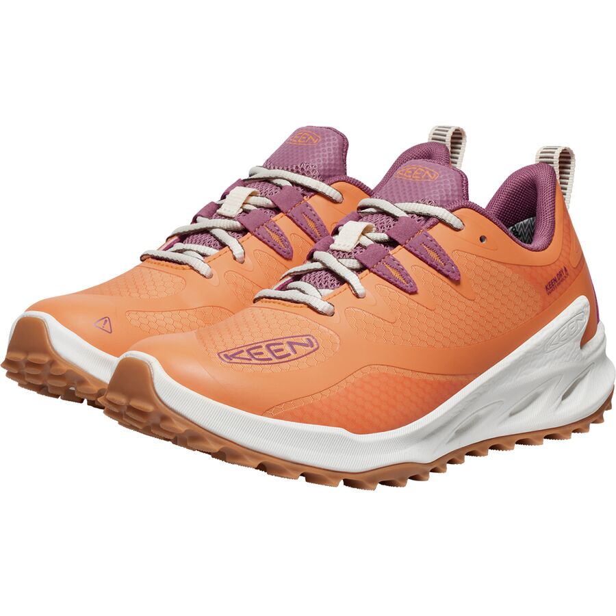 KEEN Zionic WP Boot - Women's Tangerine/Star White
