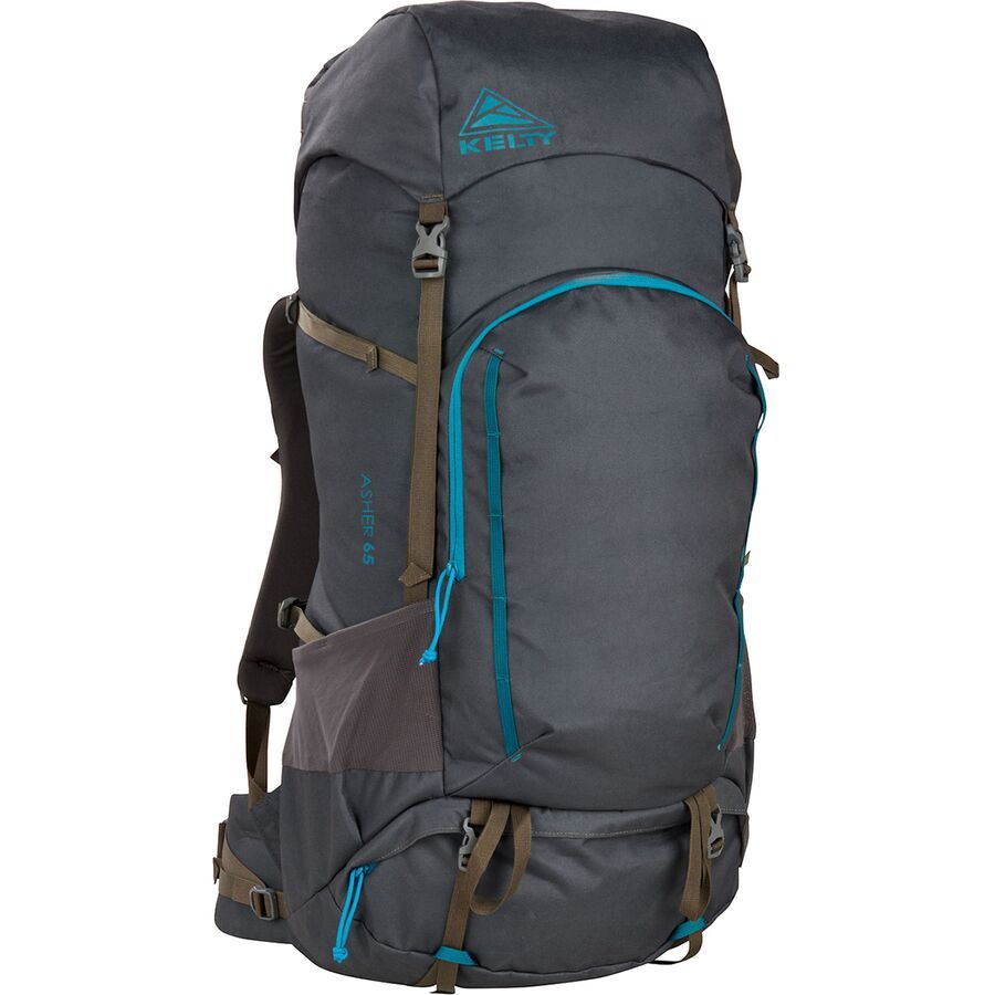 Kelty Asher 65L Backpack Beluga/Stormy Blue