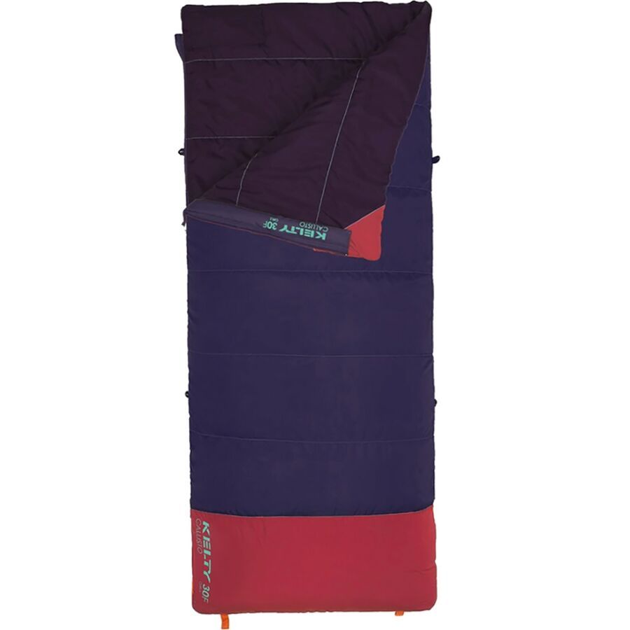 Kelty Callisto 30 Sleeping Bag: 30F Synthetic - Kids' Italian Plum
