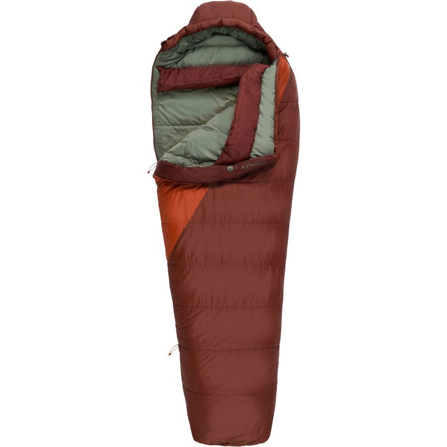 Kelty Cosmic Sleeping Bag: 0F Synthetic Cherry Mahogany/Cinnamon Stick/Sea Spray