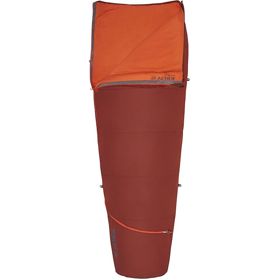 Kelty Rambler 50 Sleeping Bag: 50F Synthetic Fired Brick