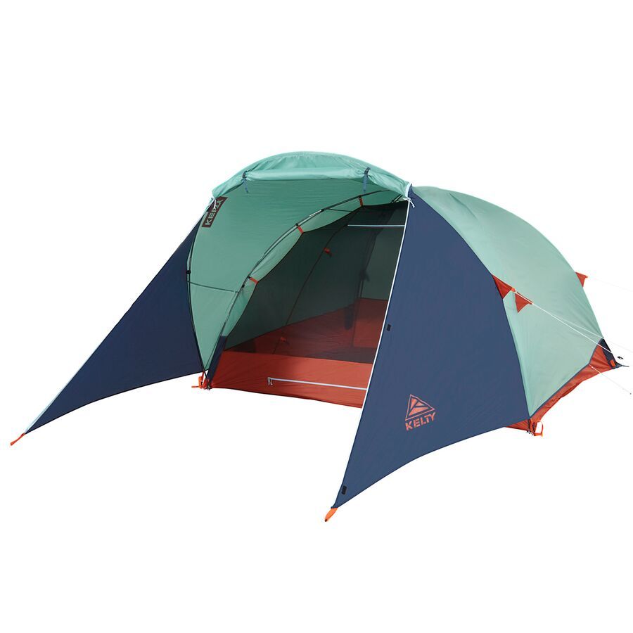 Kelty Rumpus 4P Tent: 4-Person 3-Season Malachite/Midnight Navy/Golden Oak
