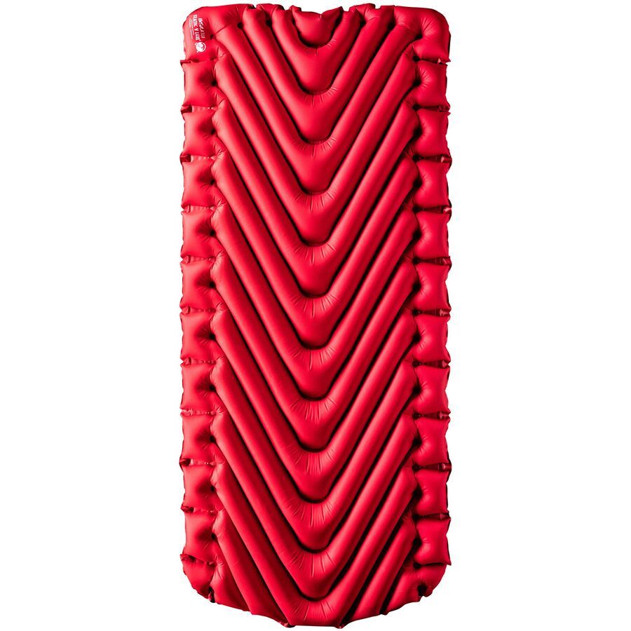 Klymit Insulated Static V Luxe Sleeping Pad Red/Charcoal Black