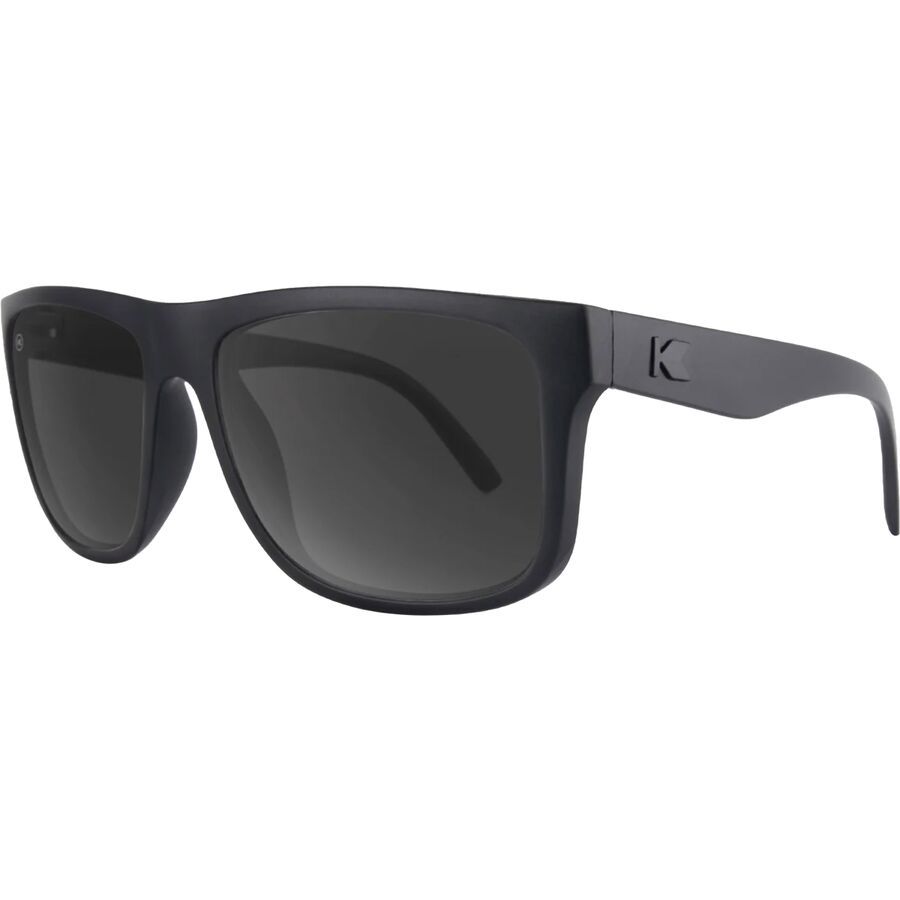 Knockaround Torrey Pines Polarized Sunglasses Black On Black/Smoke