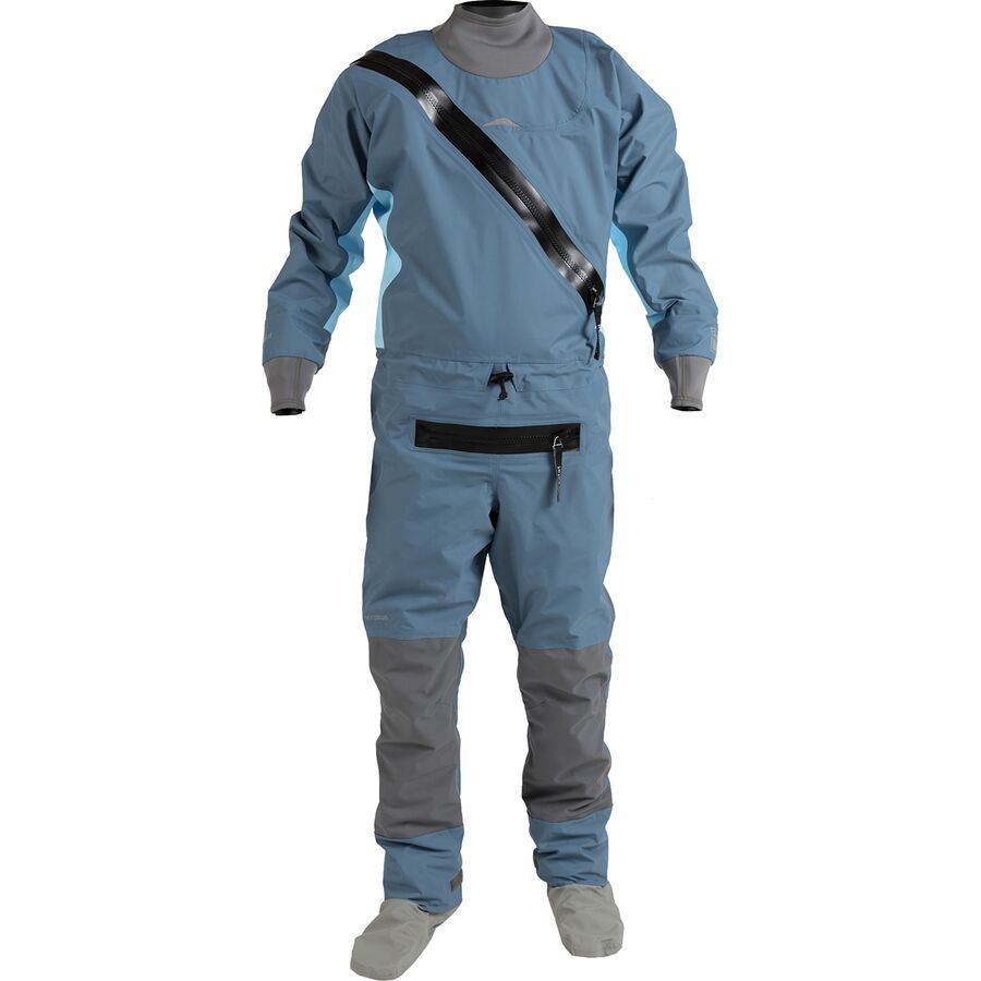 Kokatat Hydrus 3.0 Swift Entry Drysuit + R/Z Socks Storm Blue