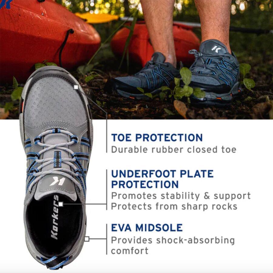 Korkers All Axis Shoe - Men's Charcoal/Black