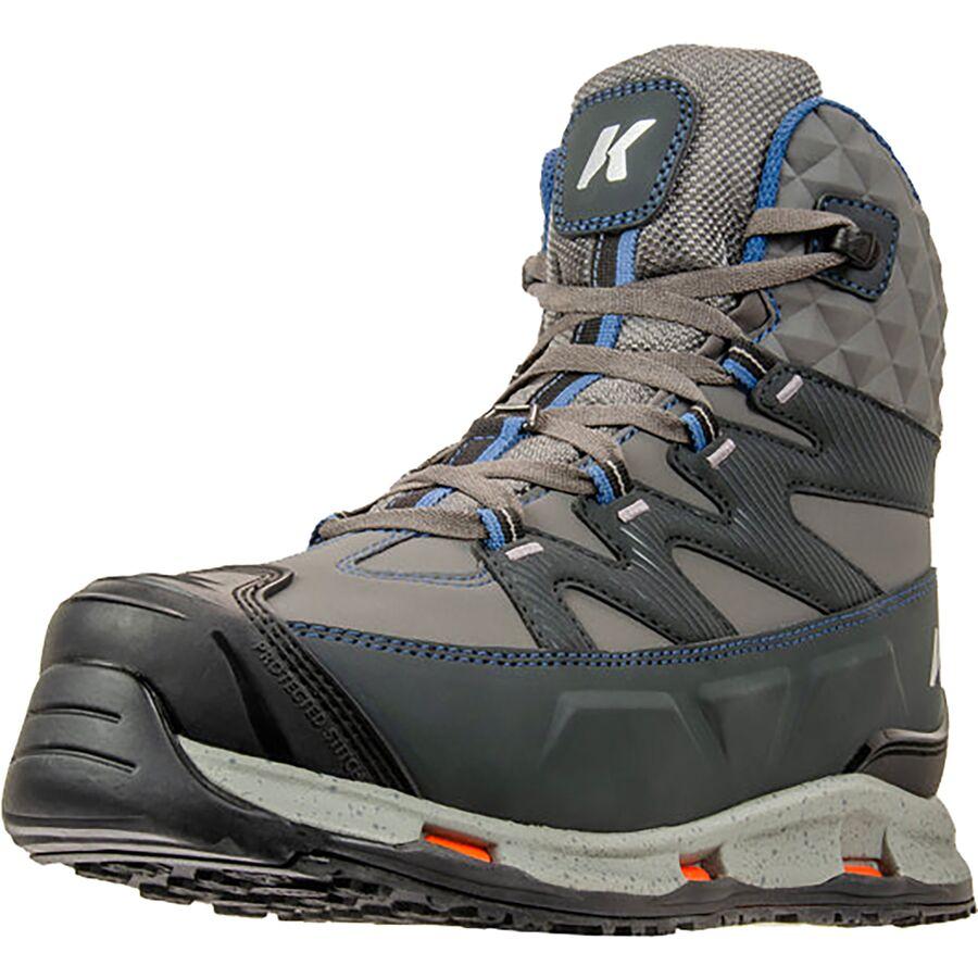 Korkers Bantam Lite Kling-On Sole Wading Boot - Men's Dark Shadow/Blue